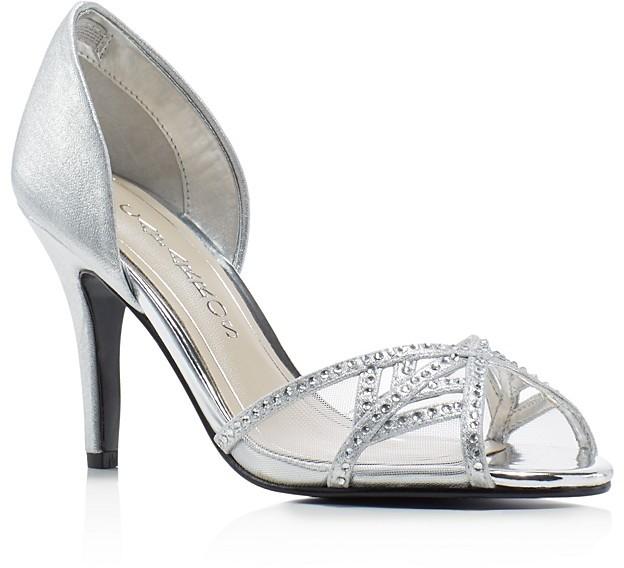 زفاف - Caparros Cecilia Metallic d'Orsay High Heel Pumps