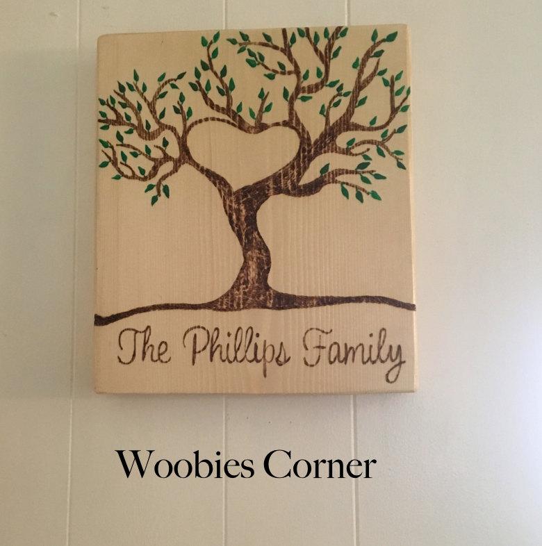 Wedding - Personalized wood sign, Wood burned, Personalized Name Sign, Rustic family established sign, Rustic wood sign, Custom wedding gift