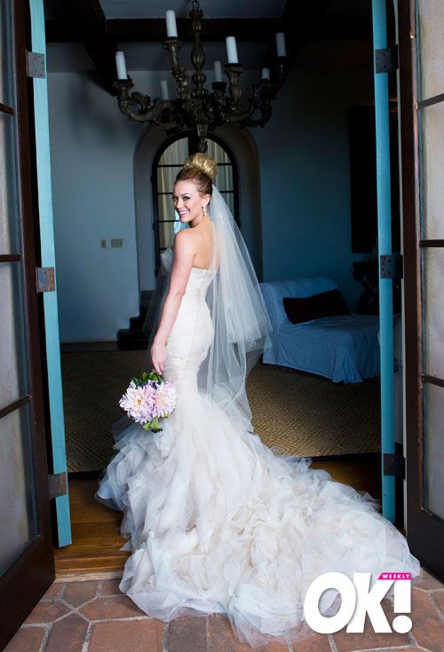 Mariage - Hilary Duff In Her Wedding Gown