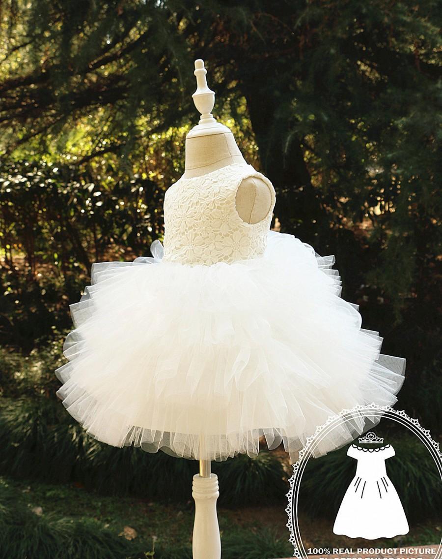 Hochzeit - Ivory Flower Girl Dress,Birthday Party Dress,New Flower Girl Dress,Girls Pageant dresses,Bridesmaid Dress,Flower Girl Dress,PD017