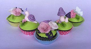 Hochzeit - Beautiful Cupcakes For The Sleeping Fairy