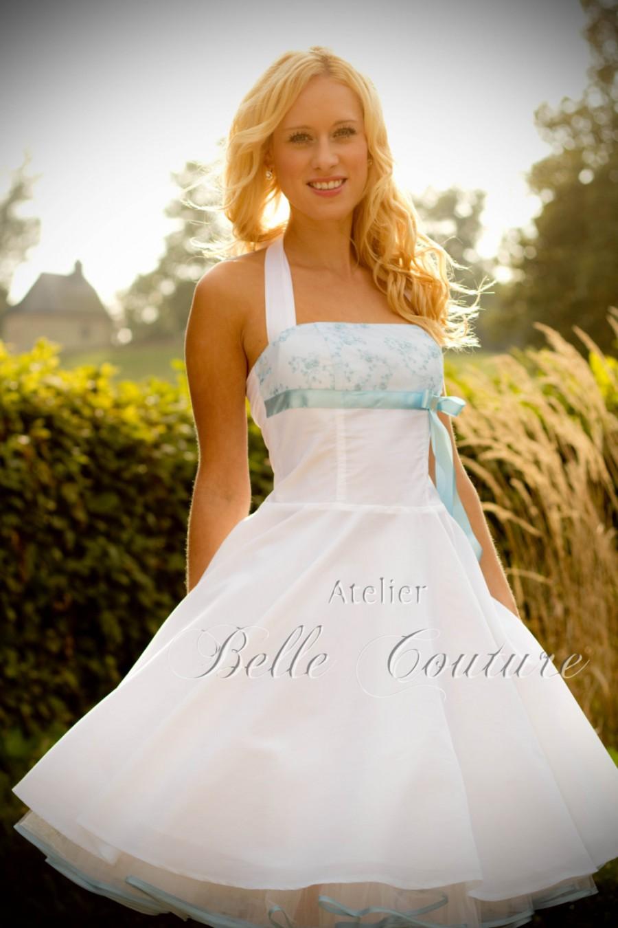 Hochzeit - Petticoat wedding dress item:  Valerie ice-blue