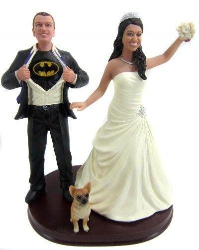 Mariage - Batman Wedding Cake Topper