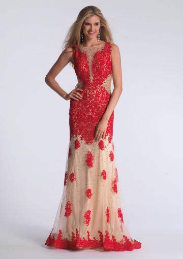 Mariage - Beautiful Tulle Ruched Sleeveless Dress