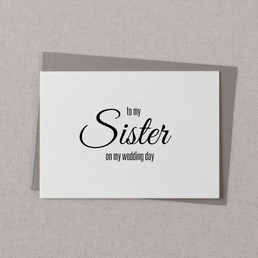 To My Sister On Your Wedding Day On My Wedding Day Cards 05 CRDC Printable Wedding Card To My Sister On Your Wedding Day Card