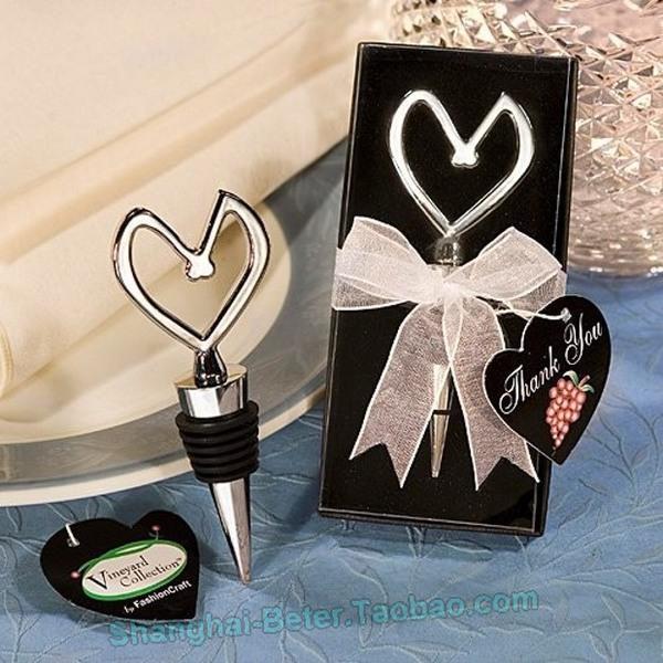 Wedding - Vineyard Collection heart themed wine stoppers Favors WJ116