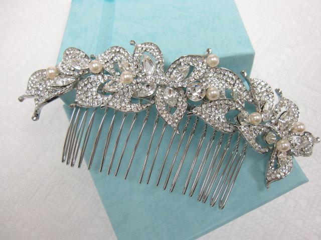 Mariage - Wedding accessories Wedding hair comb hair jewelry decorative combs Bridal hair comb wedding hair piece Wedding comb bridal hair accessories