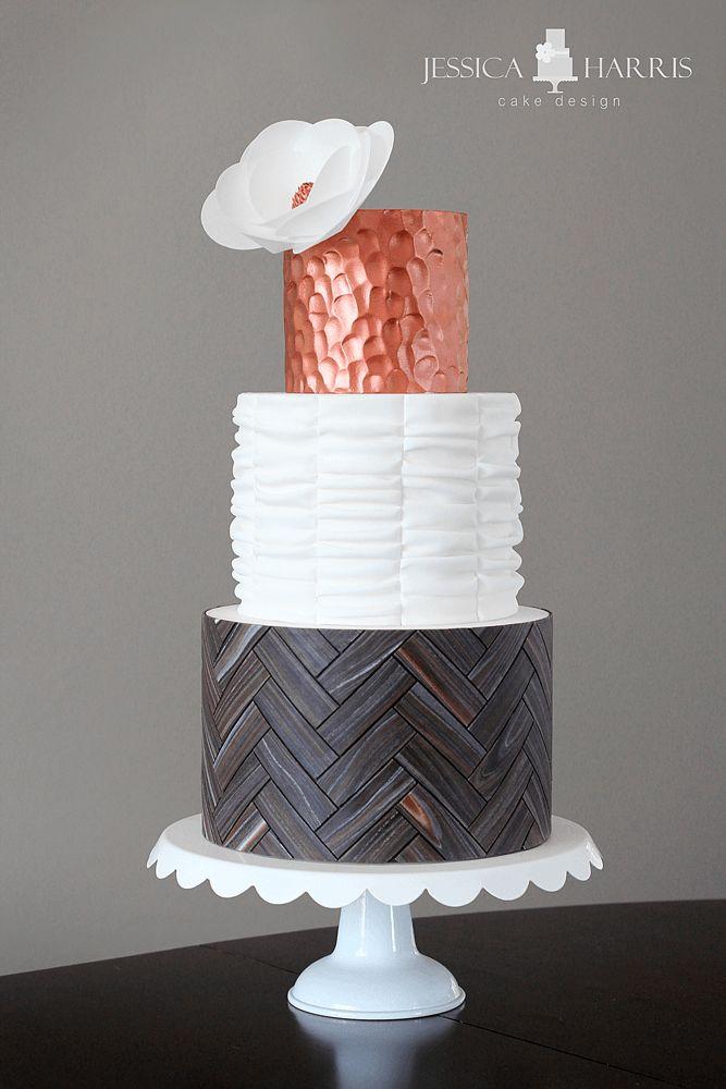 Свадьба - Learn Over 20 Elegant Cake Textures Now!! - Jessica Harris