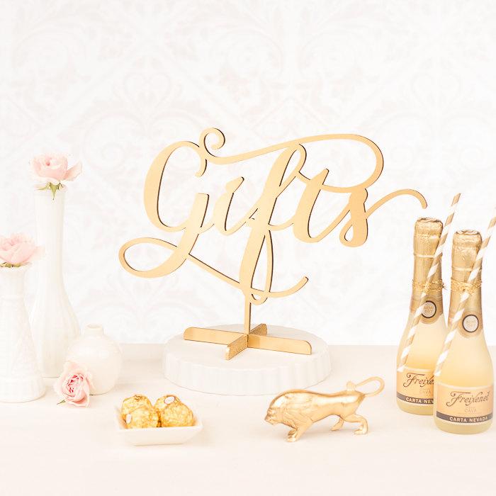 Свадьба - Wedding Gifts Table Sign - Soirée Collection