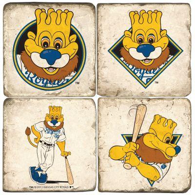Mariage - Marble MLB Mascot Coasters (Set Of 4)