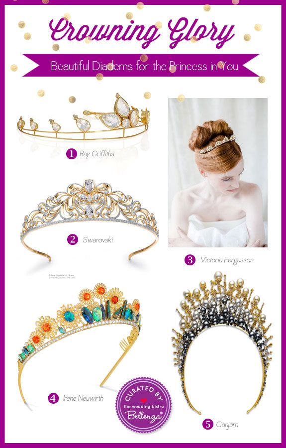 Hochzeit - Dreamy Diadems Bring Out The Princess In You!