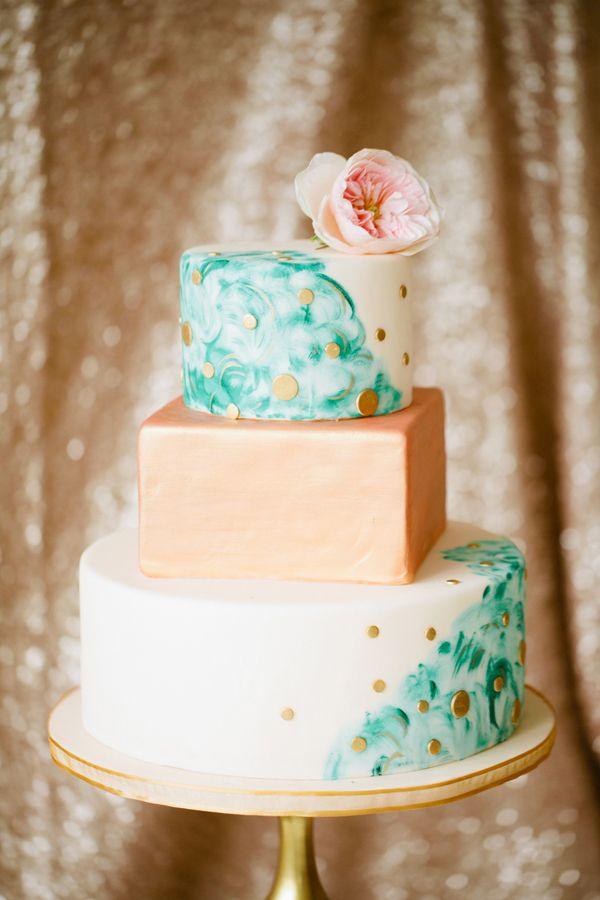 Wedding - Mint And Rose Gold Wedding Inspiration With Minted