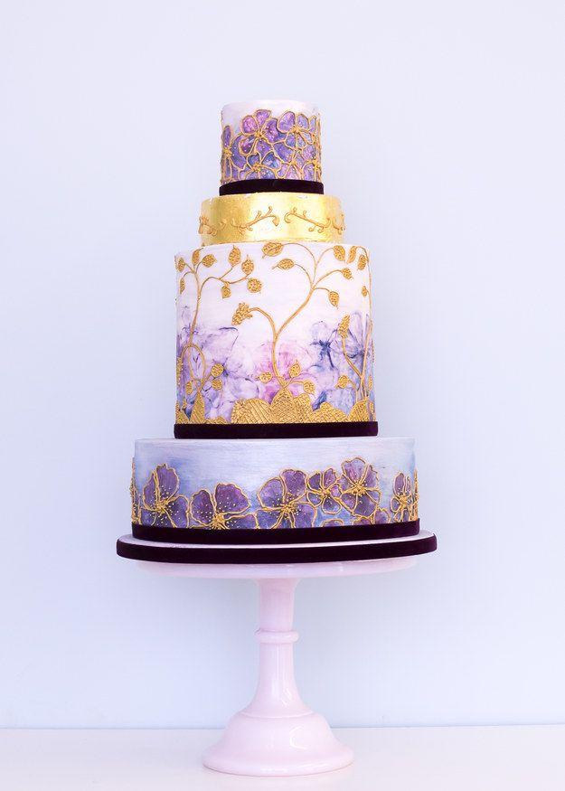 Hochzeit - 25 Incredibly Beautiful Wedding Cakes That Won 2015