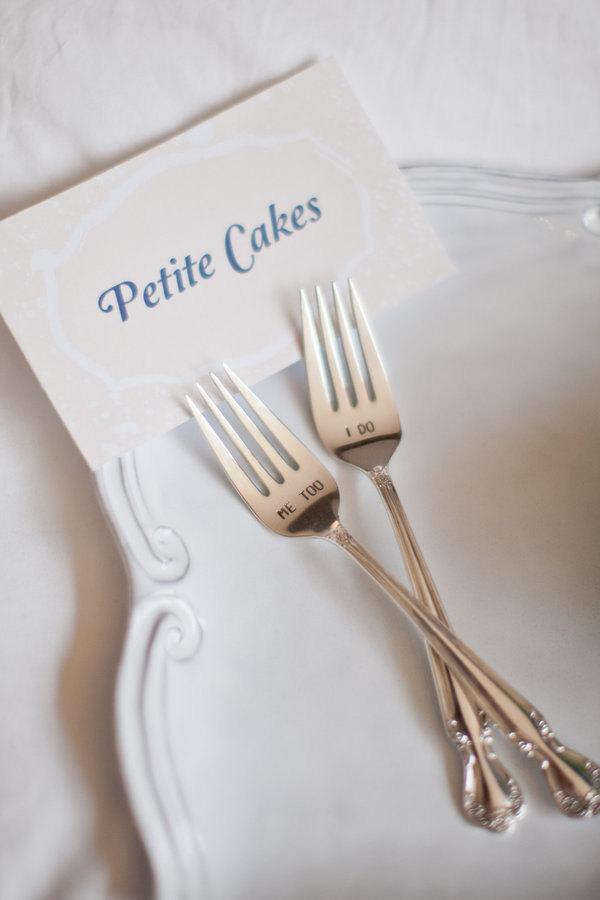 Mariage - I Do Me Too Forks. Featured In Martha Stewart Weddings May 2011