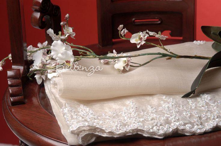 زفاف - Lúlucella Silk Bridal Shawl In Ivory