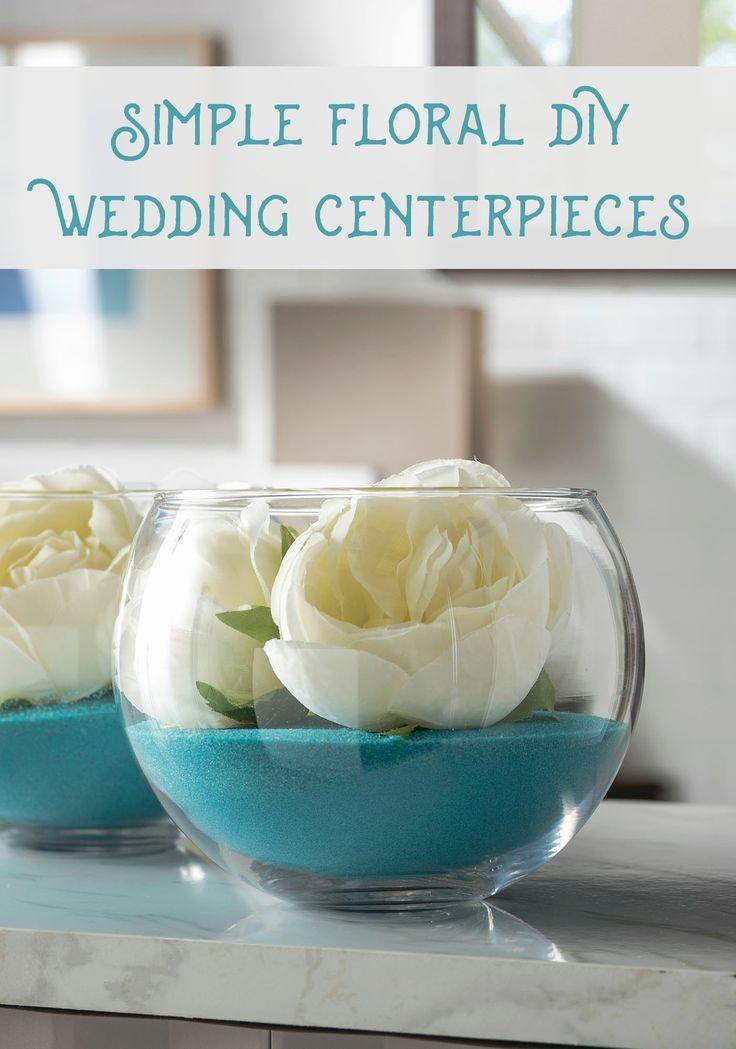 زفاف - Quick Floral DIY Wedding Centerpieces