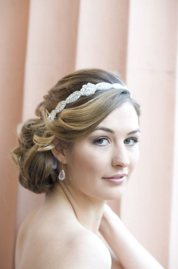 زفاف - Rhinestone Tie on Headband headpiece, Headband, Wedding Headband, ribbon headband, Bridal rhinestone head piece