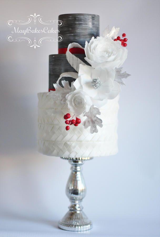 Hochzeit - WINTER - Cake By MayBakesCakes - CakesDecor