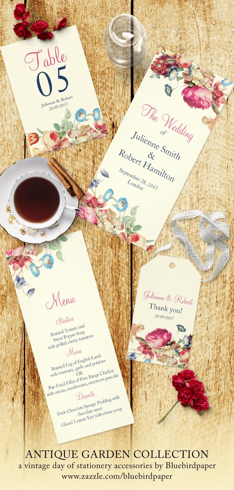 Wedding - Vintage day of stationery accessories