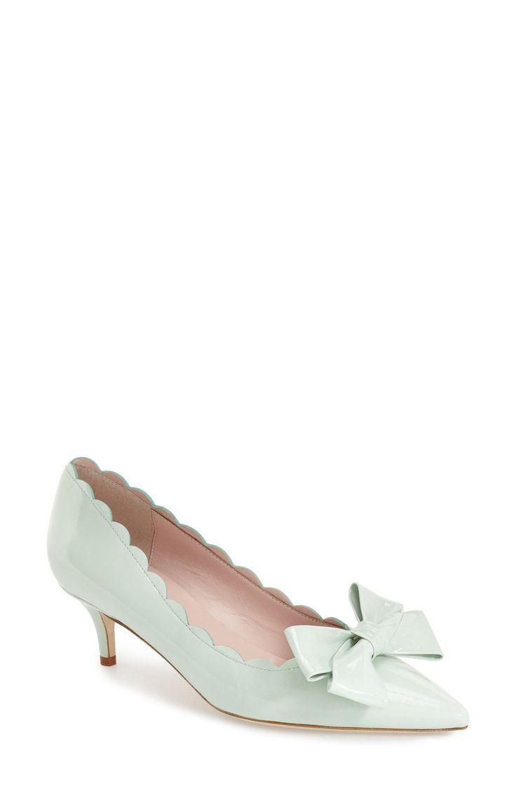 Mariage - Women's Kate Spade New York 'maxine' Scalloped Bow Patent Pump