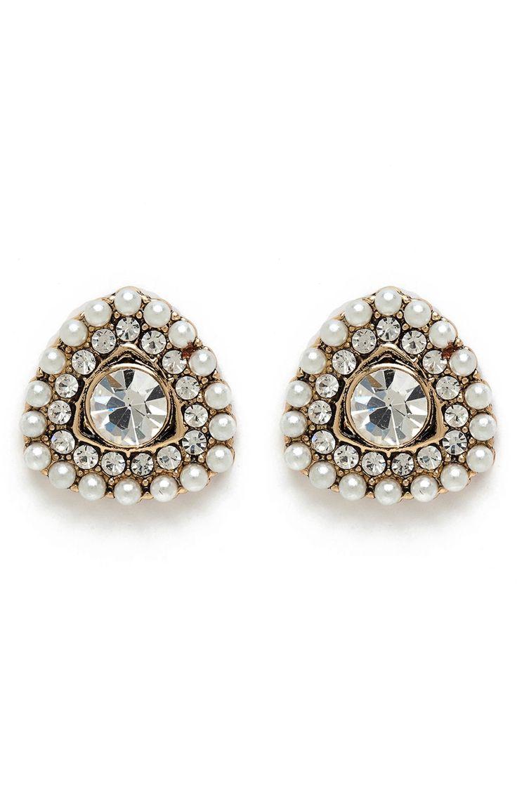 زفاف - 'Diamond Eye' Earrings