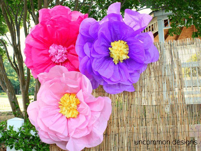 Свадьба - Make The Coolest Giant Tissue Paper Flowers Ever!