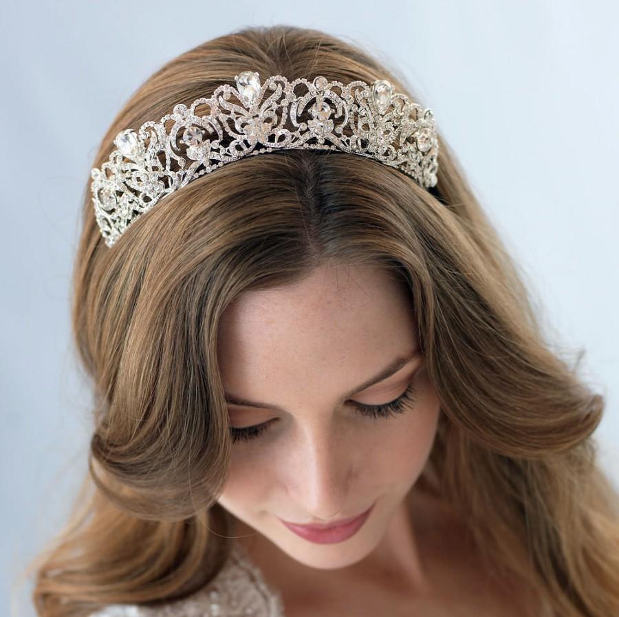 Mariage - Royal Princess Crown, Wedding Crown, Bride Crown, Bridal Crown, Wedding Accessory, Wedding Tiara, Bride Tiara, Bridal Tiara, TI-3175