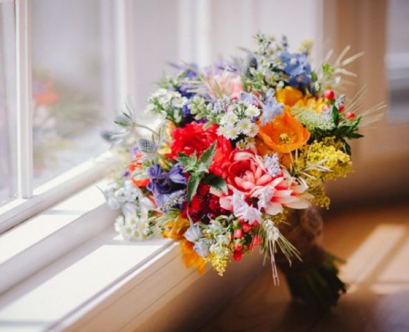زفاف - Top Ten Wildflower Wedding Bouquets