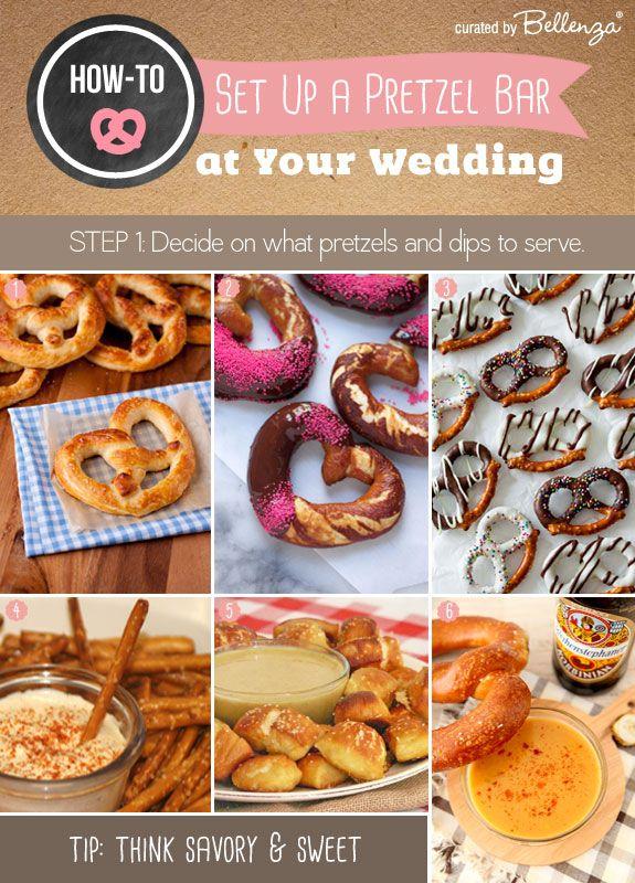 Hochzeit - HOW-TO: Set Up A Pretzel Bar At Your Wedding