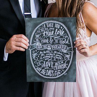 Свадьба - Wedding Vows - Print