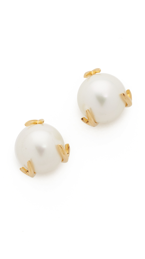 Свадьба - Avec New York Rita Imitation Pearl Earrings