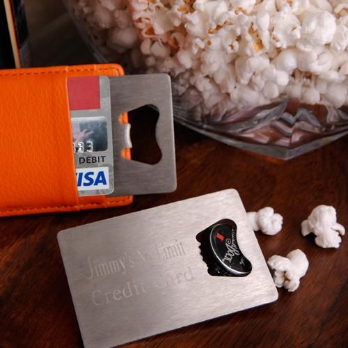 Wedding - Personalized Credit Card Bottle Opener