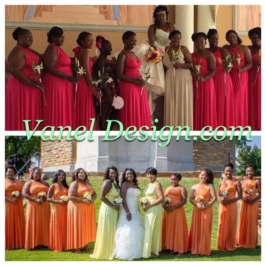 Wedding - Infinity Dress, Bridesmaids Dresses, Wrap Dresses,Convertible Bridesmaid Dress