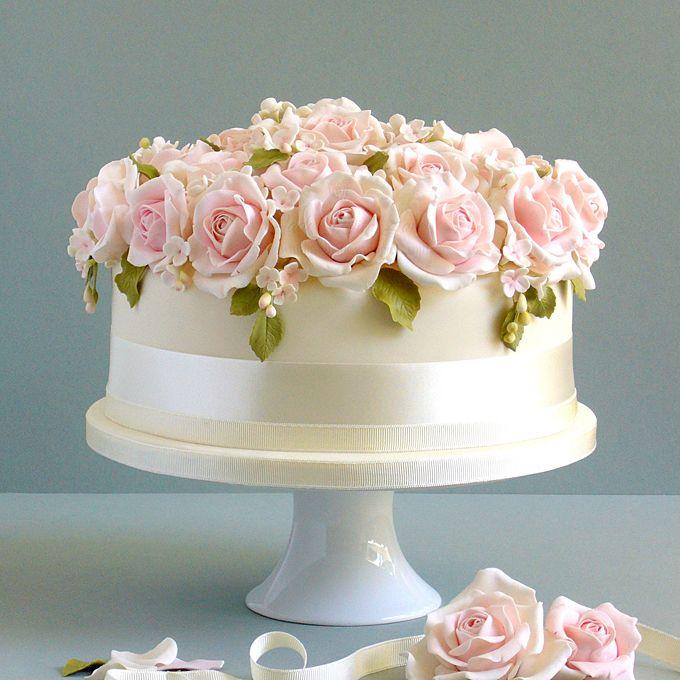 Hochzeit - Wedding-Worthy One-Tier Cakes