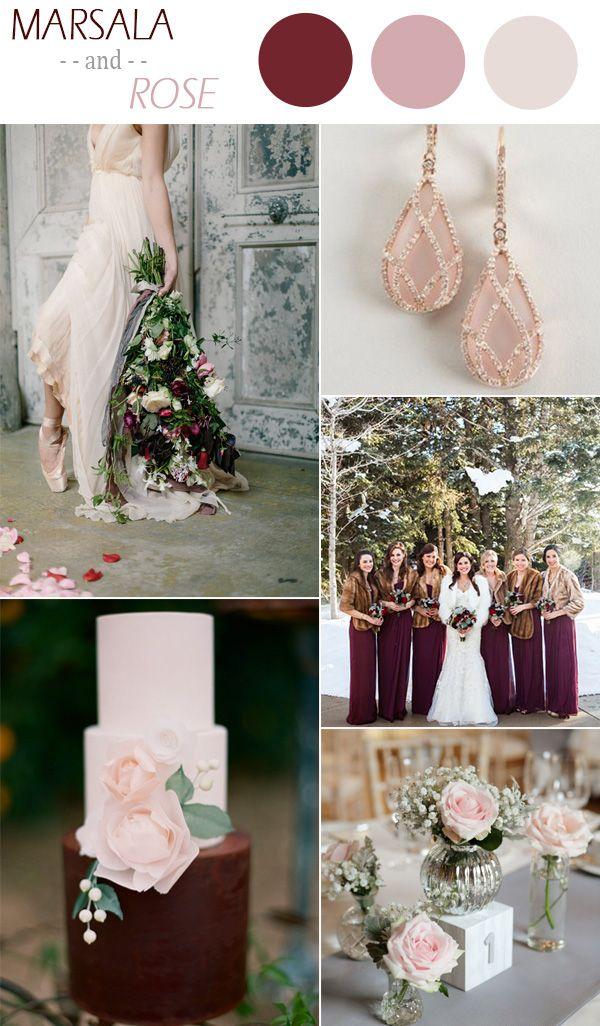 Hochzeit - Top 10 Winter Wedding Color Ideas And Wedding Invitations For 2015