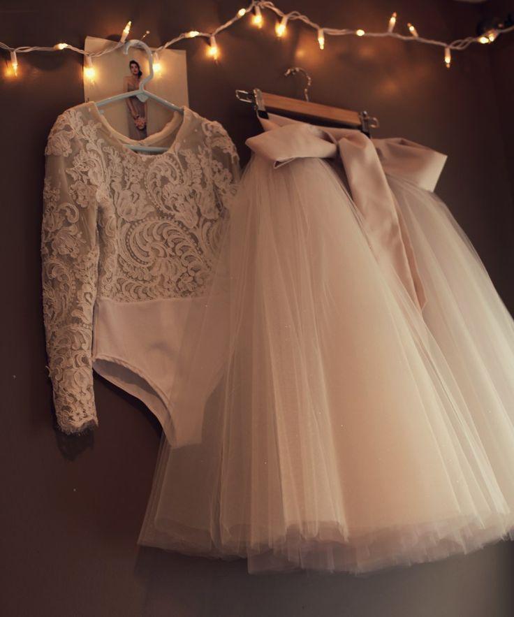 Mariage - Anagrassia Lace Leotards & Tulle Flower Girl Dresses