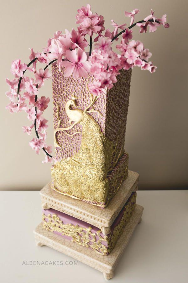 Hochzeit - #5 Wedding Cake Inspired By Enchanted Garden