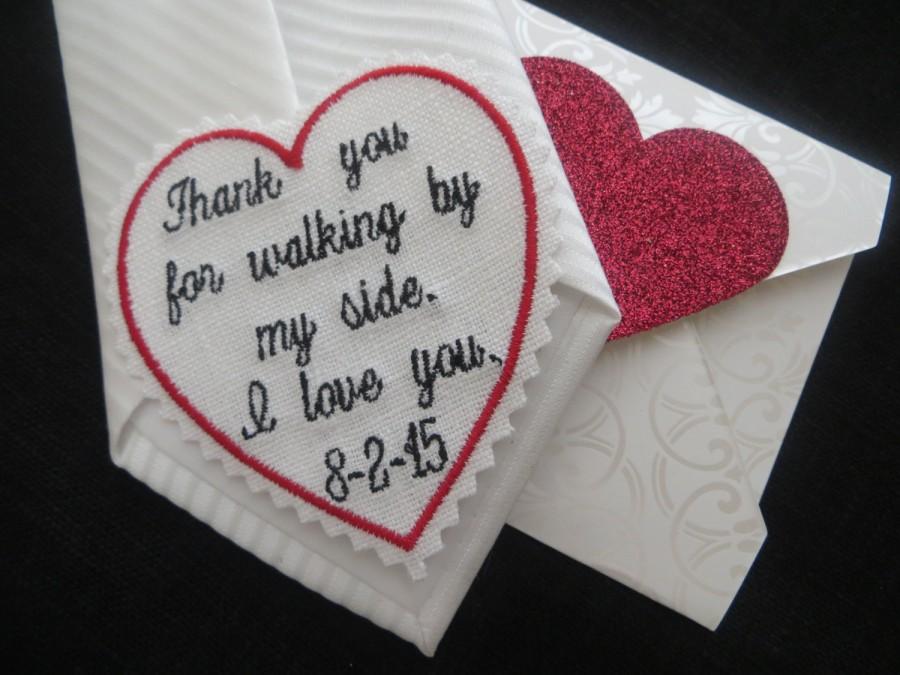 Wedding - Wedding Tie Patch - That Special Day - Custom embroidered keepsake gift. Unique Father of the Bride Gifts - Insanely Fun Wedding Ideas GROOM