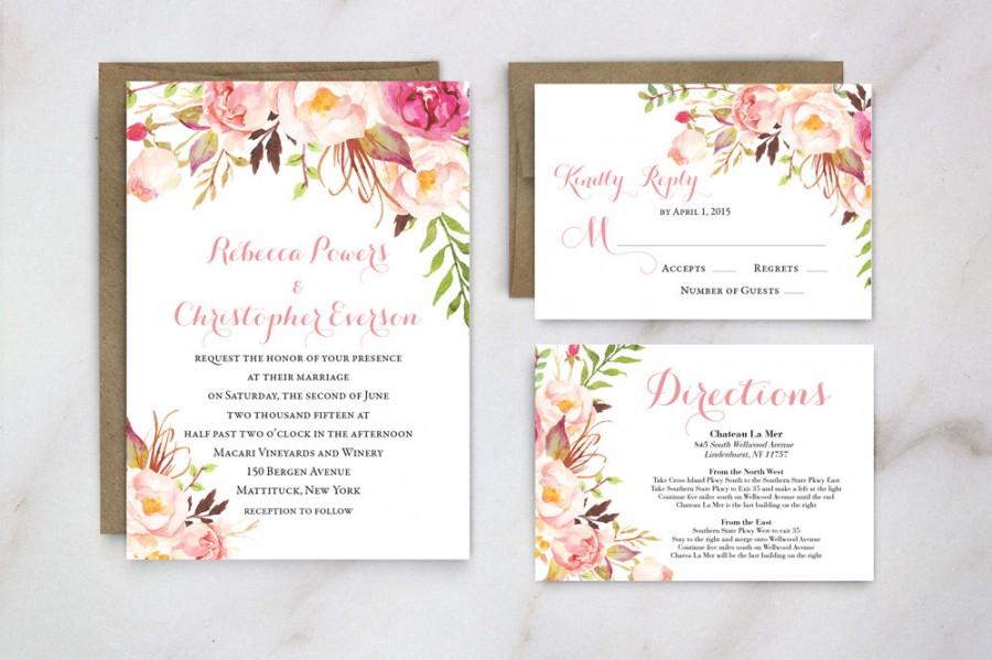 spring wedding invitations