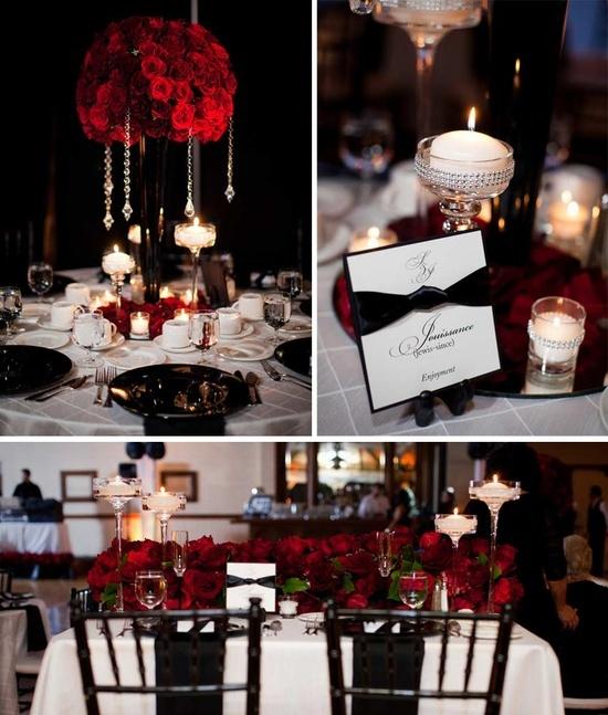 Mariage - Black And Red Wedding Ideas