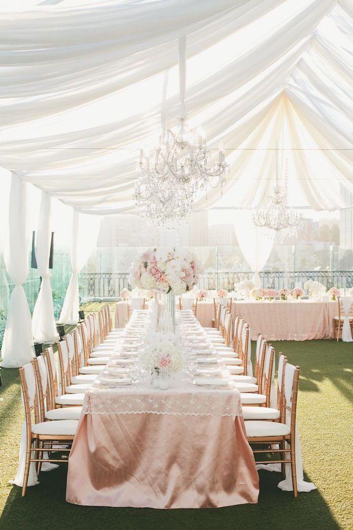 Mariage - Tent Weddings And Drapes With Luxe Style