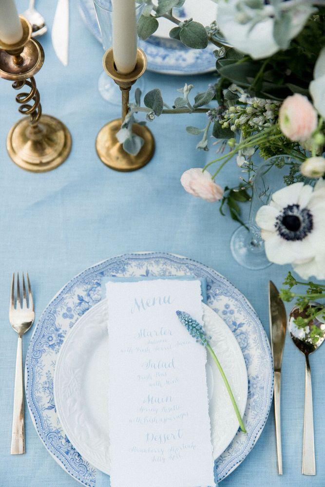 Свадьба - Delft Blue Wedding Inspiration