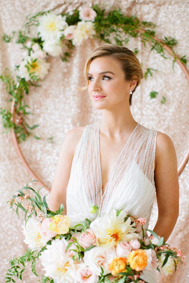 Wedding - A Rose Gold Sequin Romance With Minted