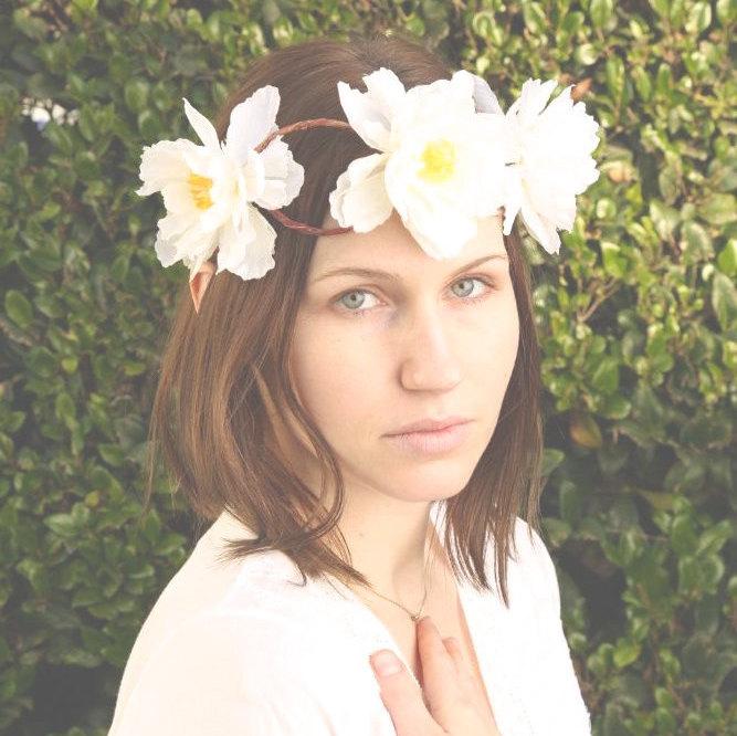 زفاف - Hawaiian flower crown - wedding hair accessories - floral headpiece - flower headband - Wedding wreath - Bridal headpiece