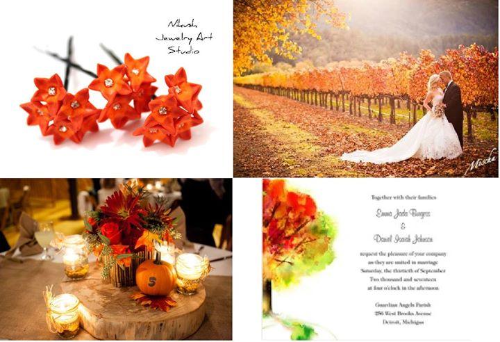 Mariage - Autumn Wedding Inspiration We know that couples