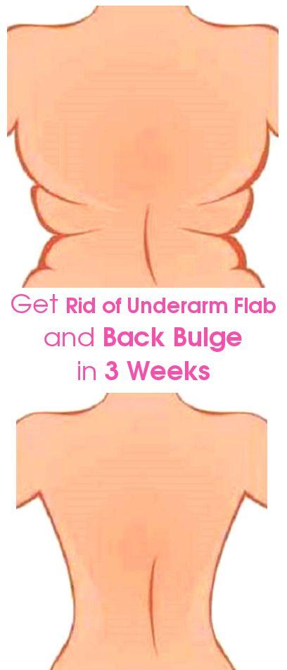 Hochzeit - 4 Quick Exercises To Get Rid Of Underarm Flab And Back Bulge In 3 Weeks (Diary Of A Fit Mommy)