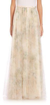 Hochzeit - Jenny Yoo Arabella Long Printed Tulle Skirt