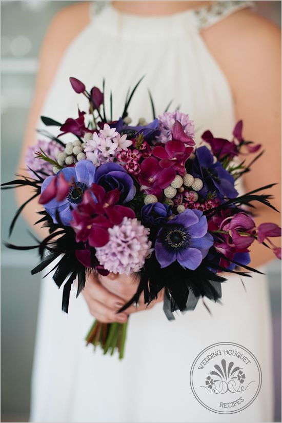 Wedding - Purple And Lavender Wedding Bouquet