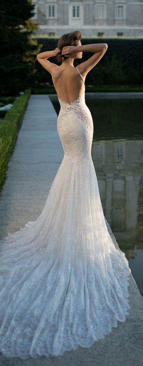 Wedding - 100 Most-Pinnned Mermaid Wedding Dresses