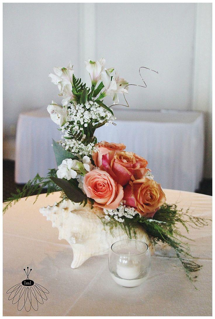Wedding - Shell Flower Centerpiece